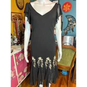 Gorgeous Vintage 90s SL Fashions Whimsigoth Fairygrunge Witchy Dress